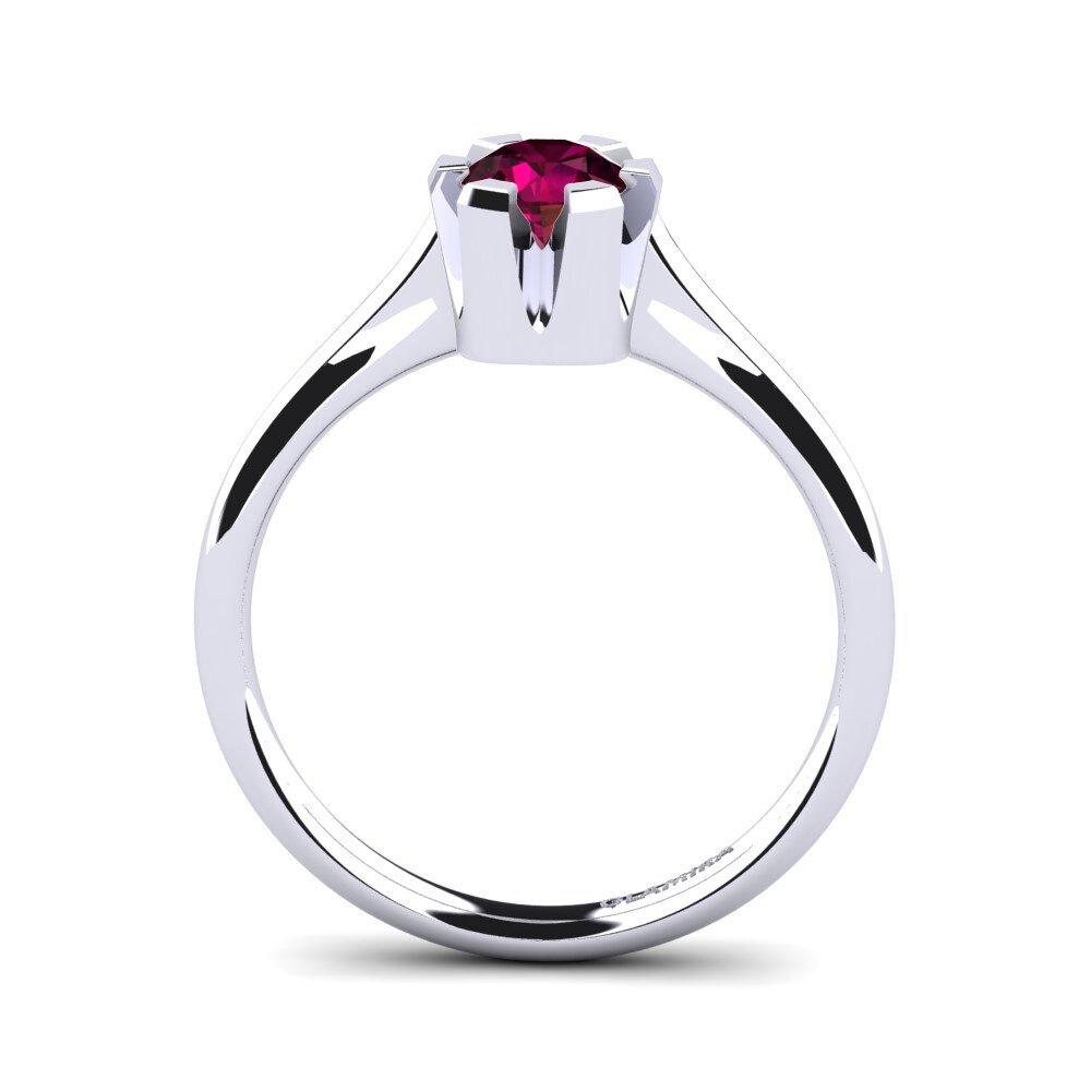 Rhodolite Garnet Engagement Ring Galilea 0.5 crt