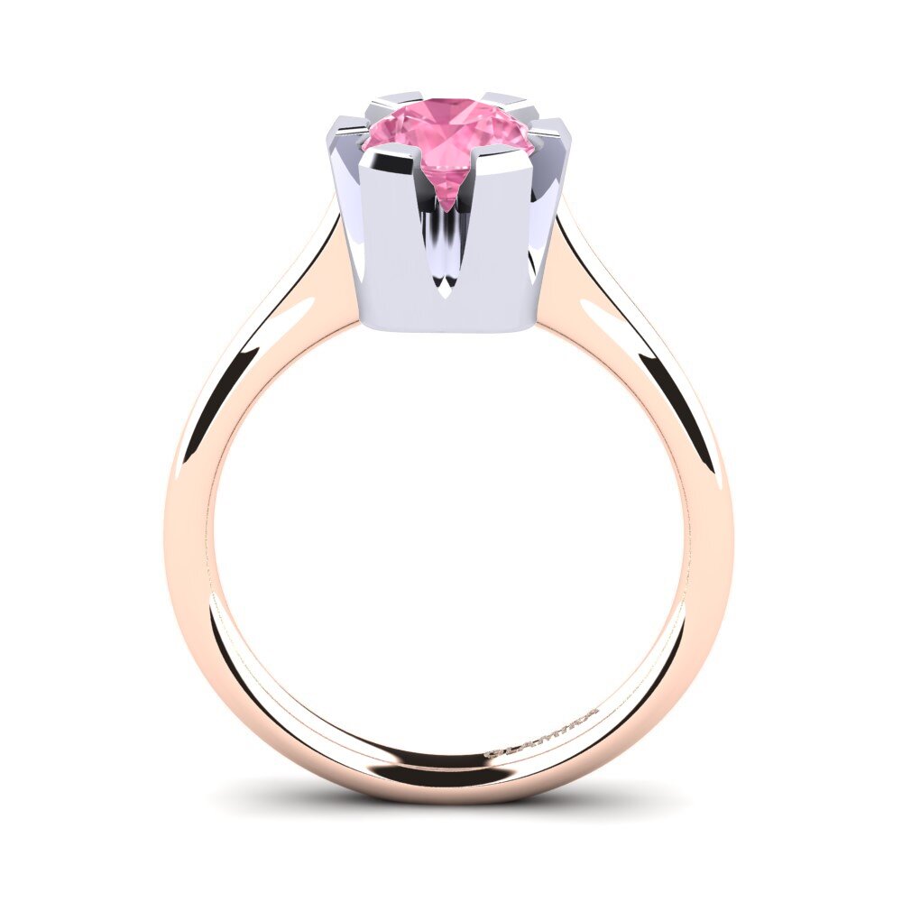 Zafiro Rosado Anillo de compromiso Galilea 1.0 crt