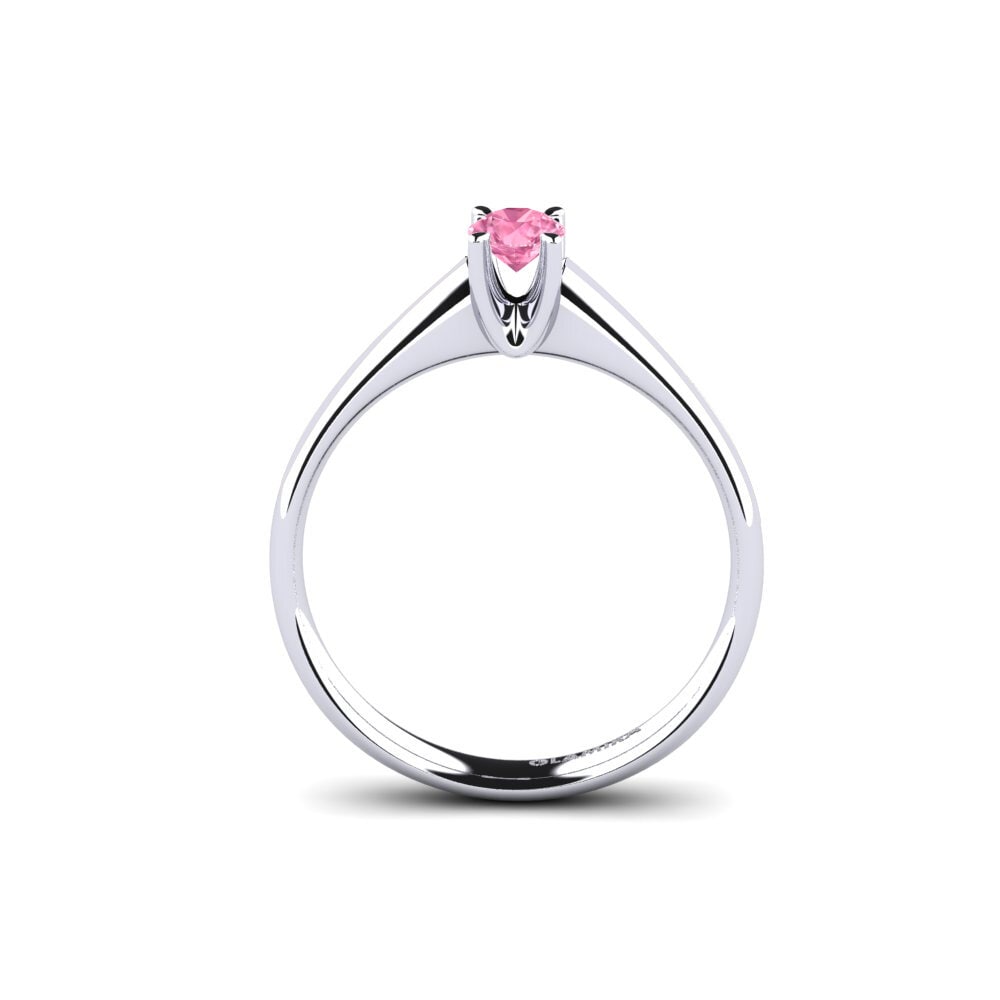 Pink Sapphire Engagement Ring Gandolfa