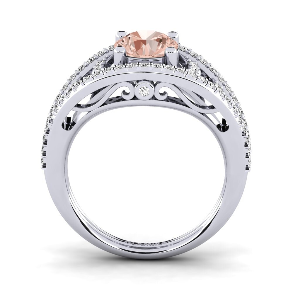 Morganita Anillo de compromiso Garland