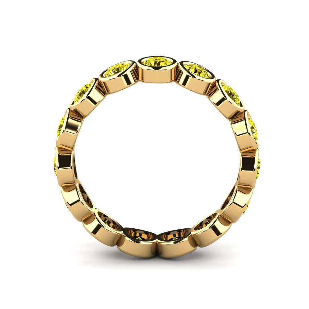 Yellow Diamond Ring Gaur