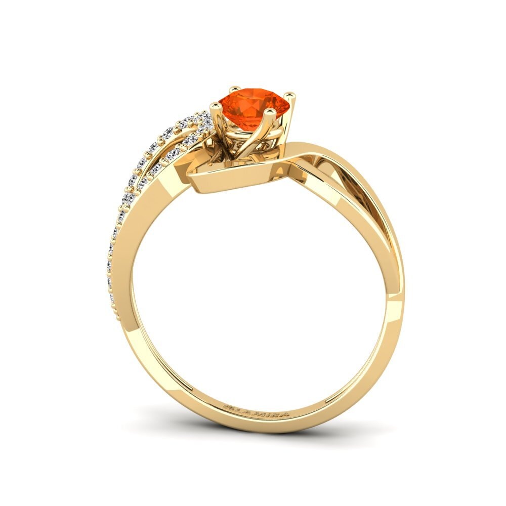 Ópalo Fuego Anillo Geber