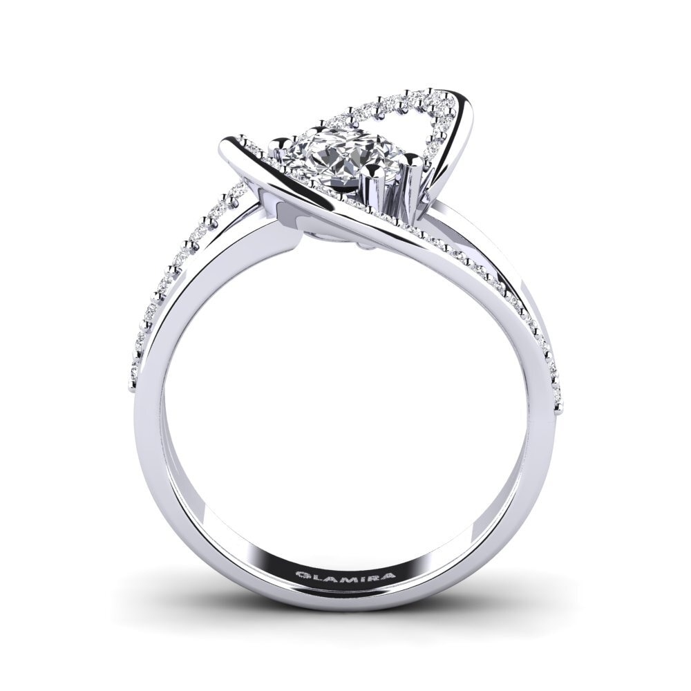 Bague Fiançailles Diamant 5 Carats Traité - Certifié IGL&S - Couleur F, Clarté VVS1