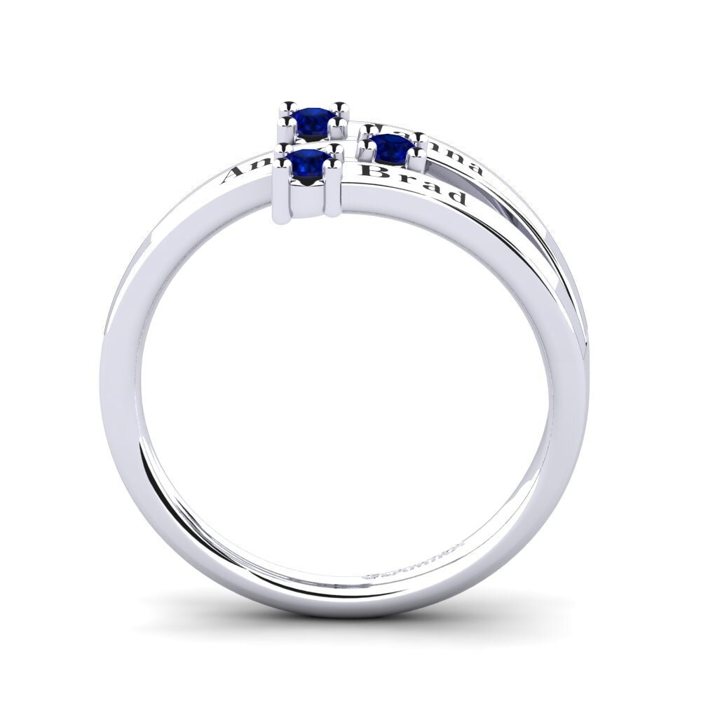 Palladium 950 Saphir Ringe Geneva