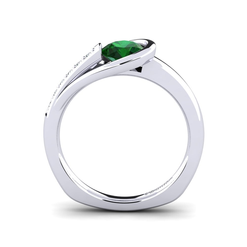 Tsavorite Engagement Ring Genifer 0.8 crt