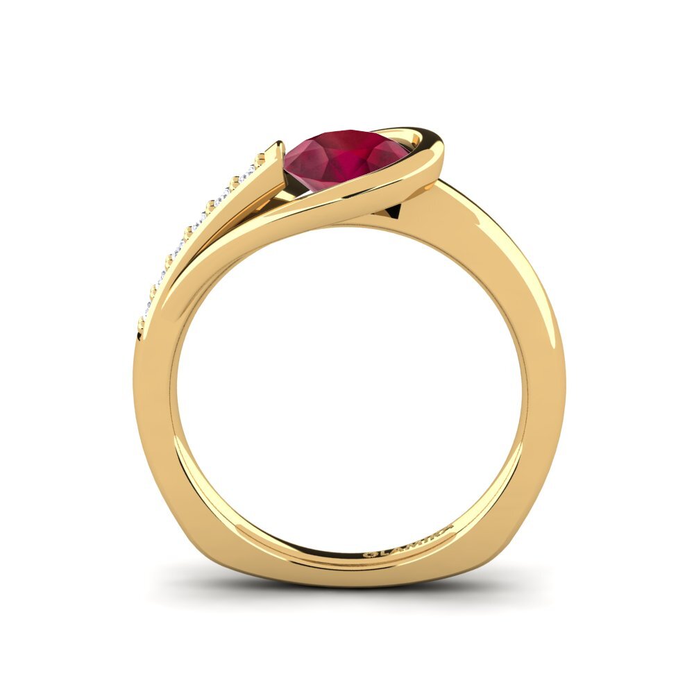 Rubin Verlobungsring Genifer 1.0 crt