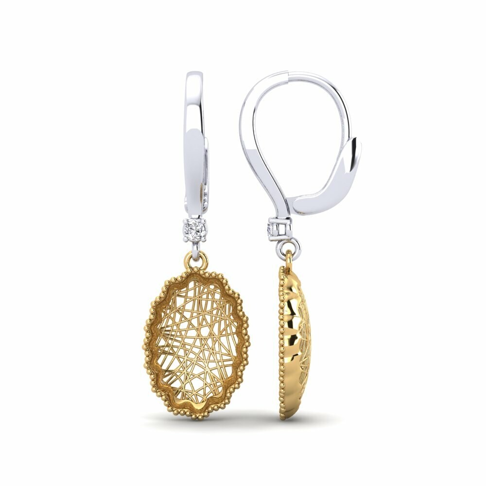 Diamante Pendiente de mujer Genou