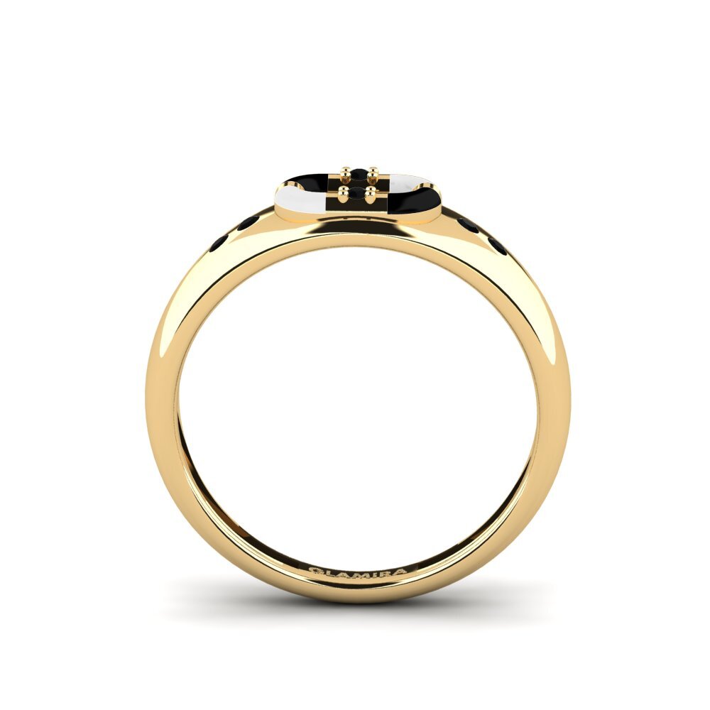 Zafiro negro Anillo Georgios