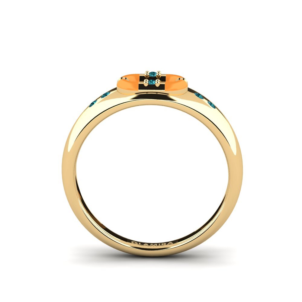 Blauer Diamant Ring Georgios