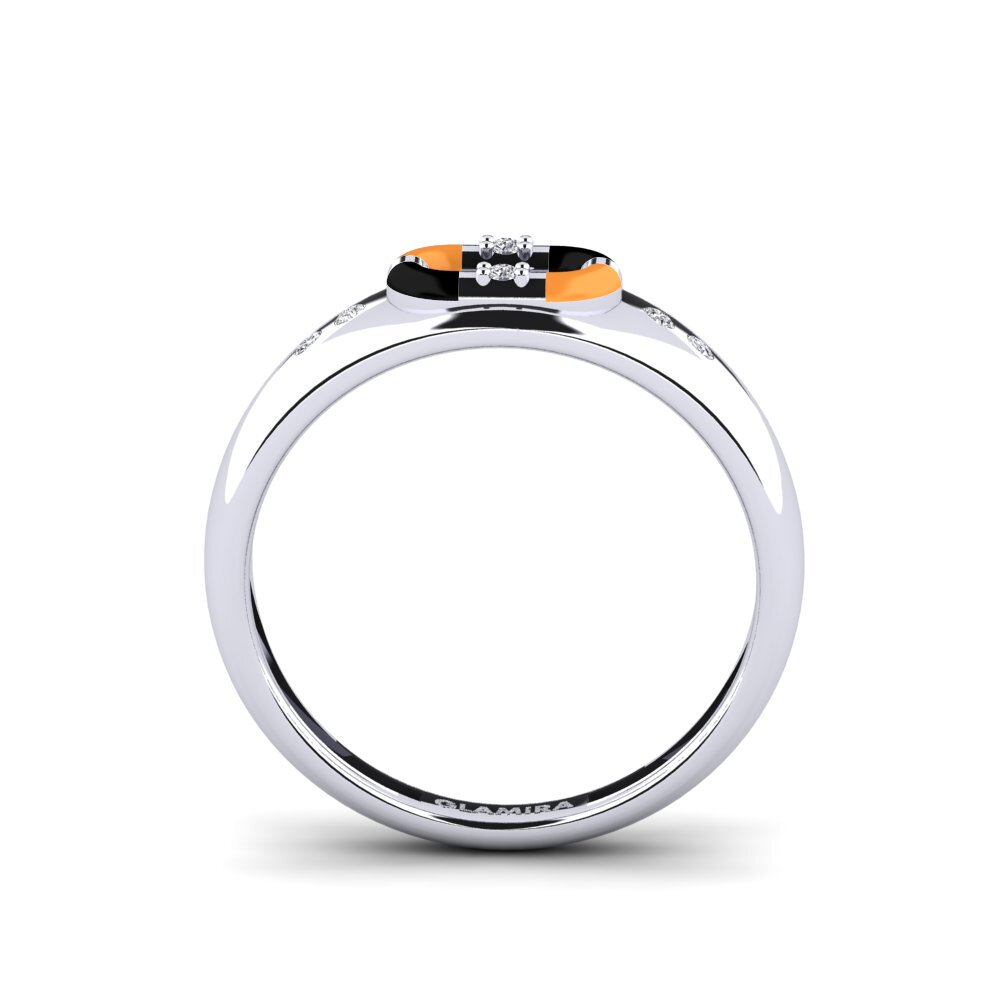 Weiß-Silber Ring Georgios