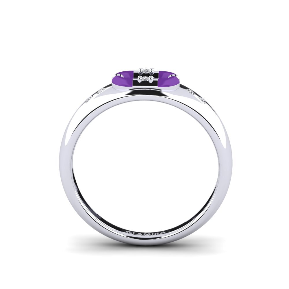 Weiß-Silber Ring Georgios