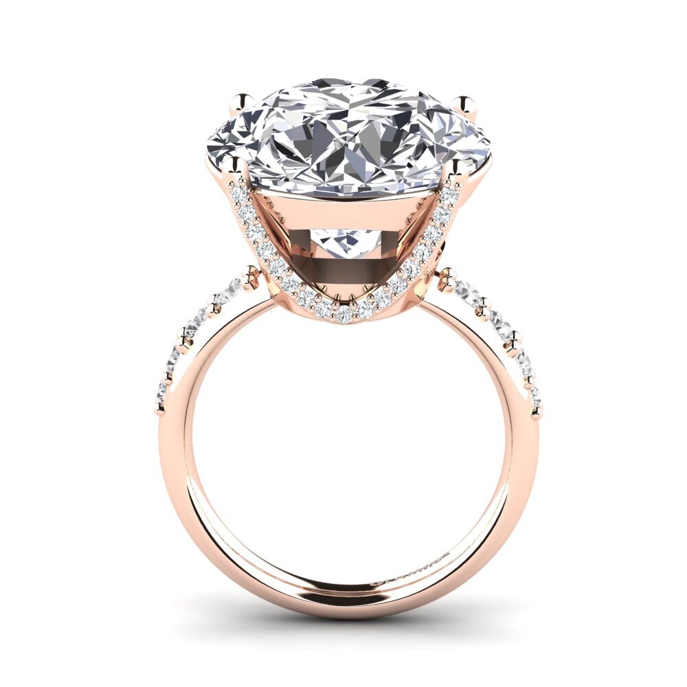 18k Oro Rosa Anillo Gerlindis