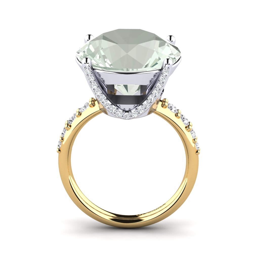 18ct Yellow / White Gold Ring Gerlindis
