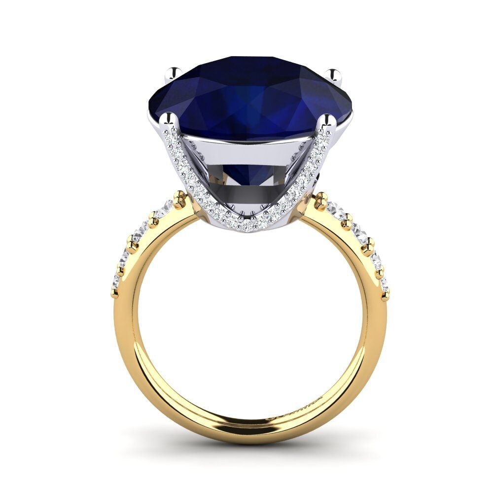 14ct Yellow / White Gold Ring Gerlindis