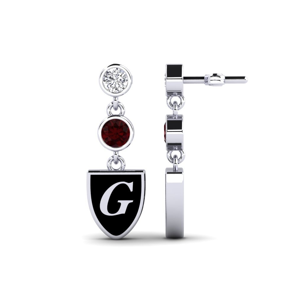 Garnet Women's Earring Gertude