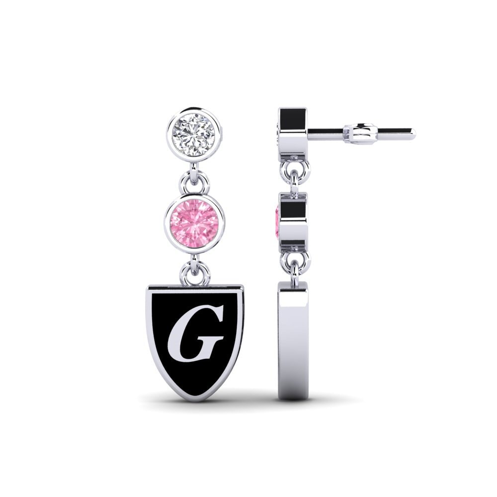 Pink Sapphire Women's Earring Gertude