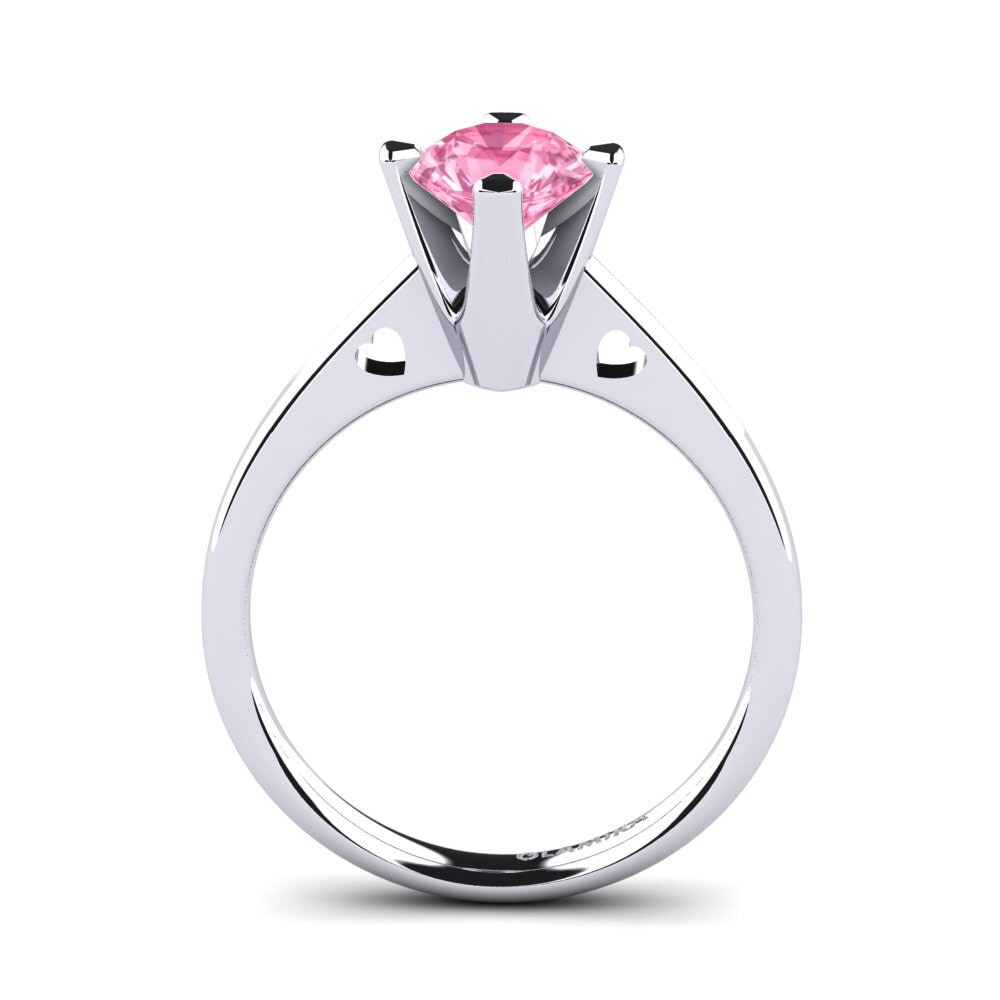 Pink Sapphire Engagement Ring Gervasia 1.0 crt