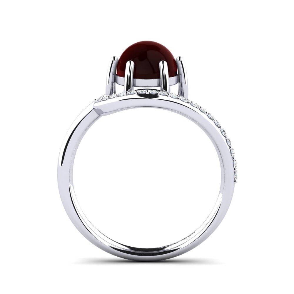 Cabochon Garnet Ring Giancinda