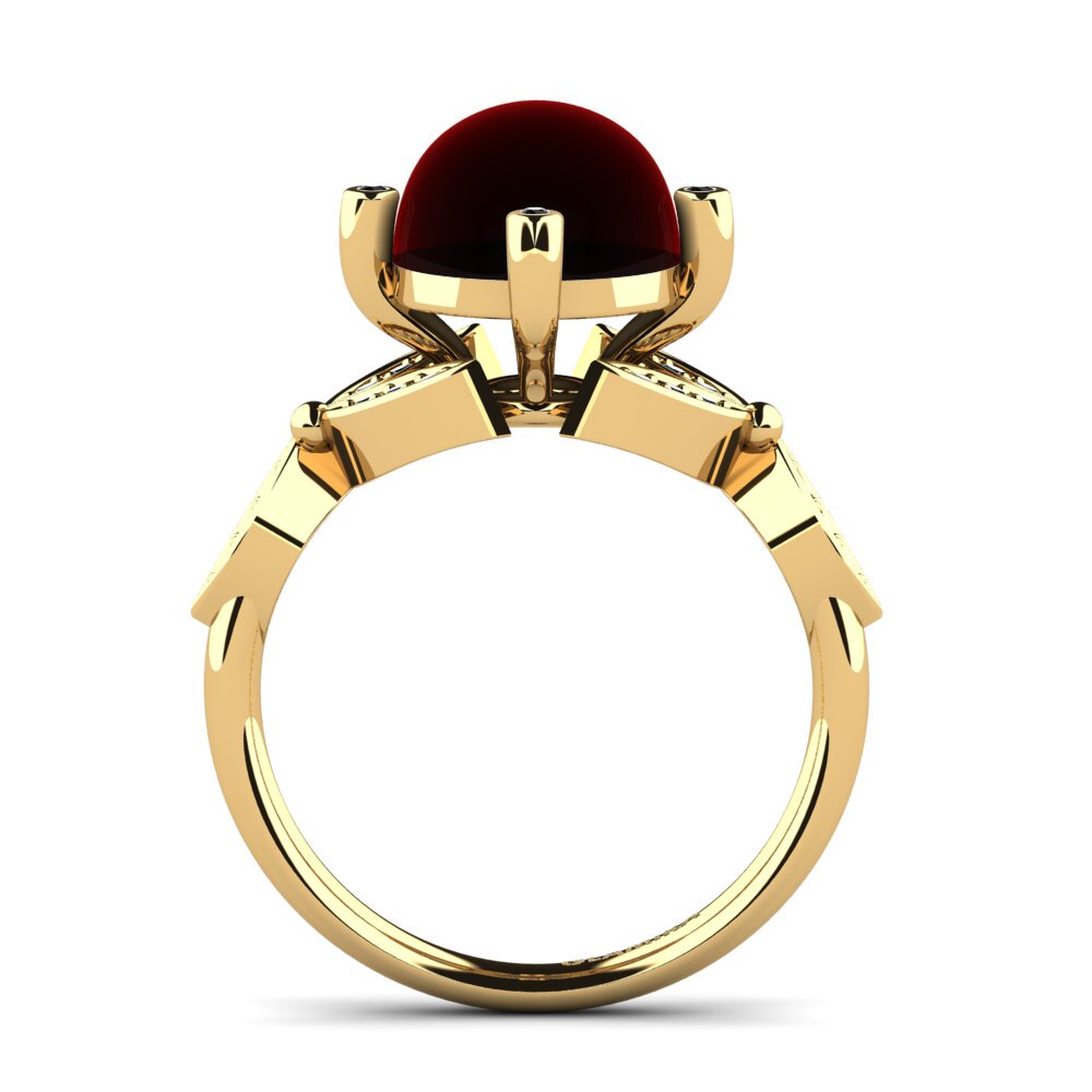 Cabochon Garnet Ring Gianella