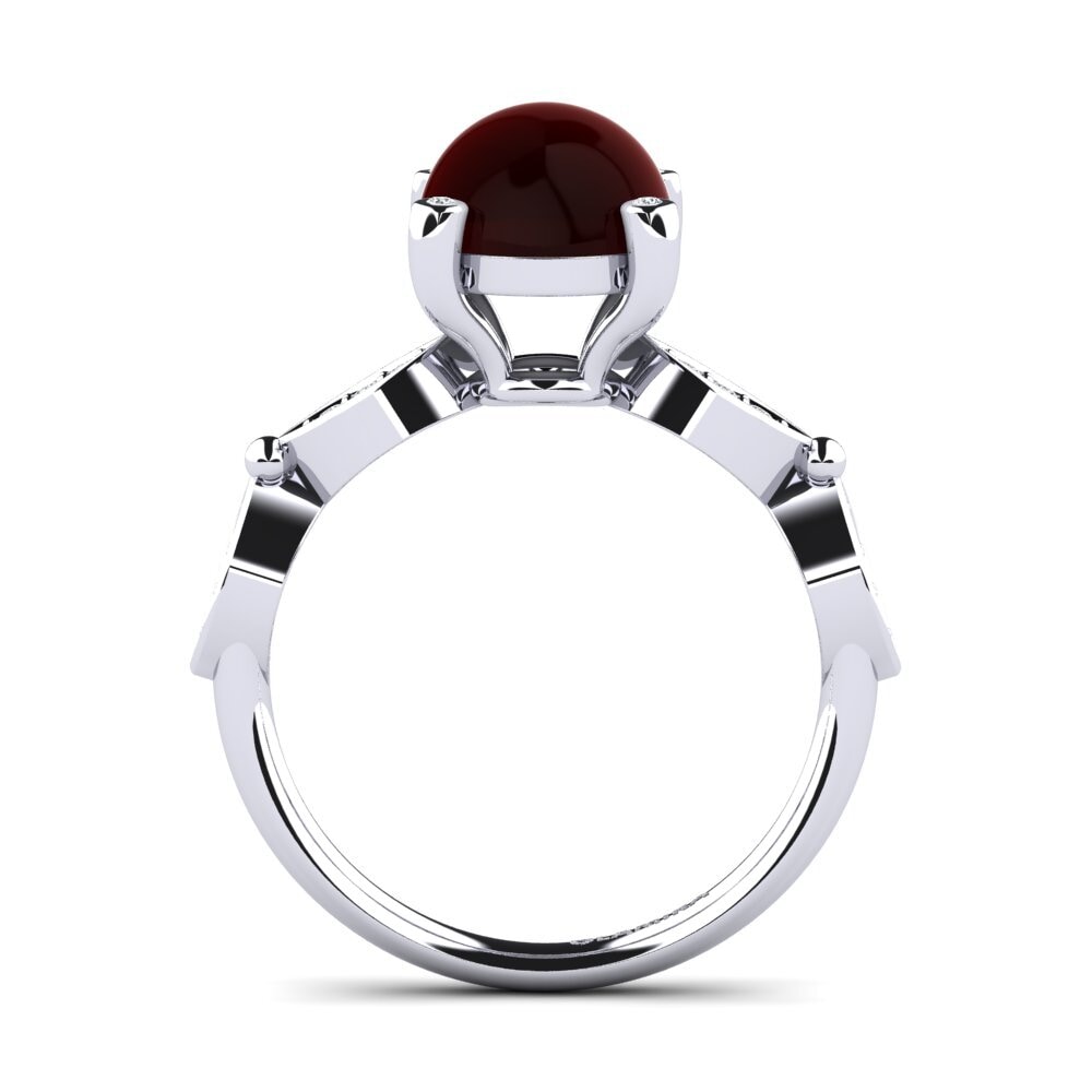 Cabochon Garnet Ring Gianetta