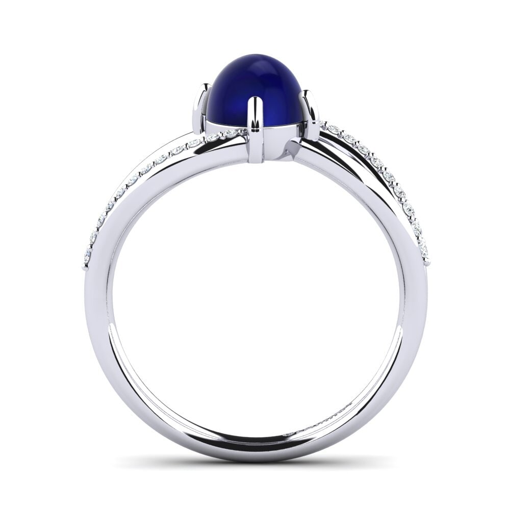 Zafiro Cabujón Anillo Giardena