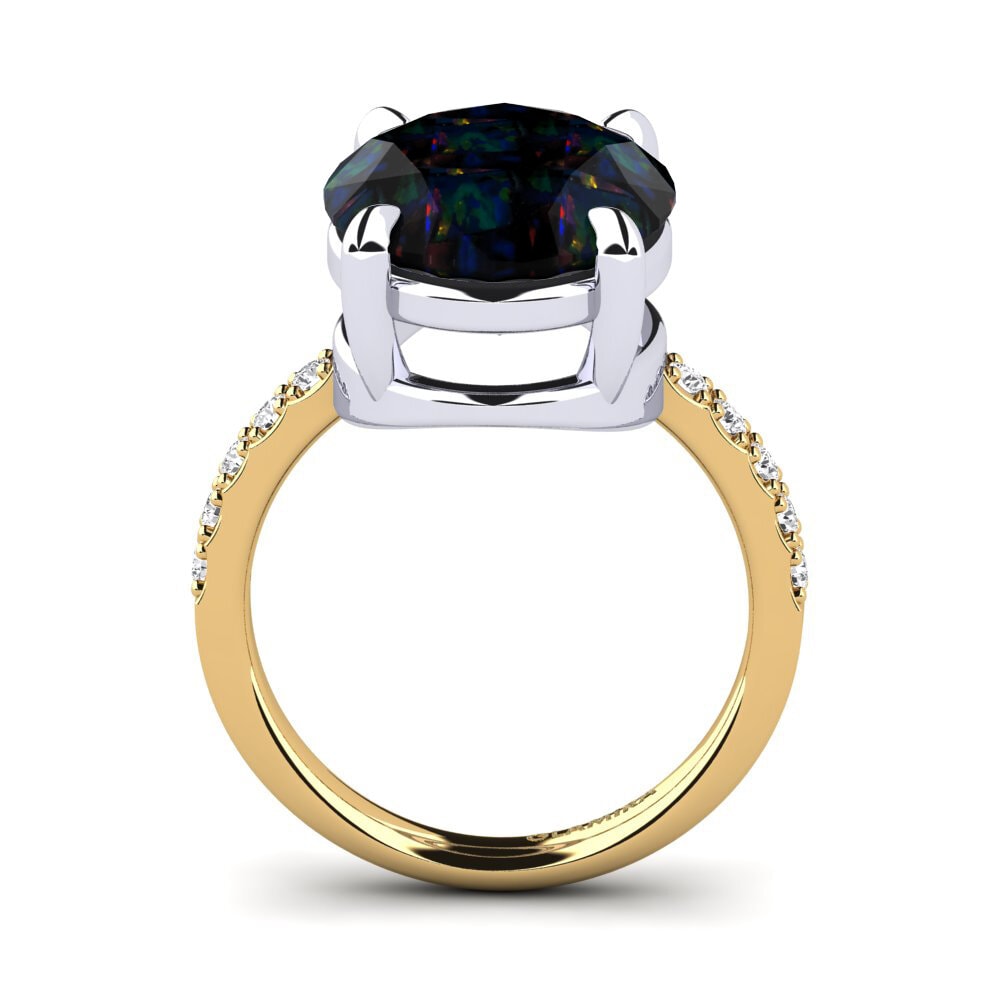 14ct Yellow / White Gold Ring Gillian