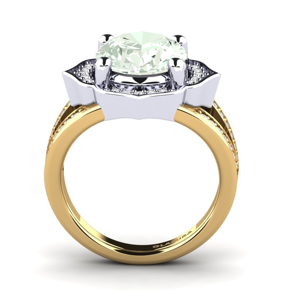 14ct Yellow / White Gold Ring Gizella