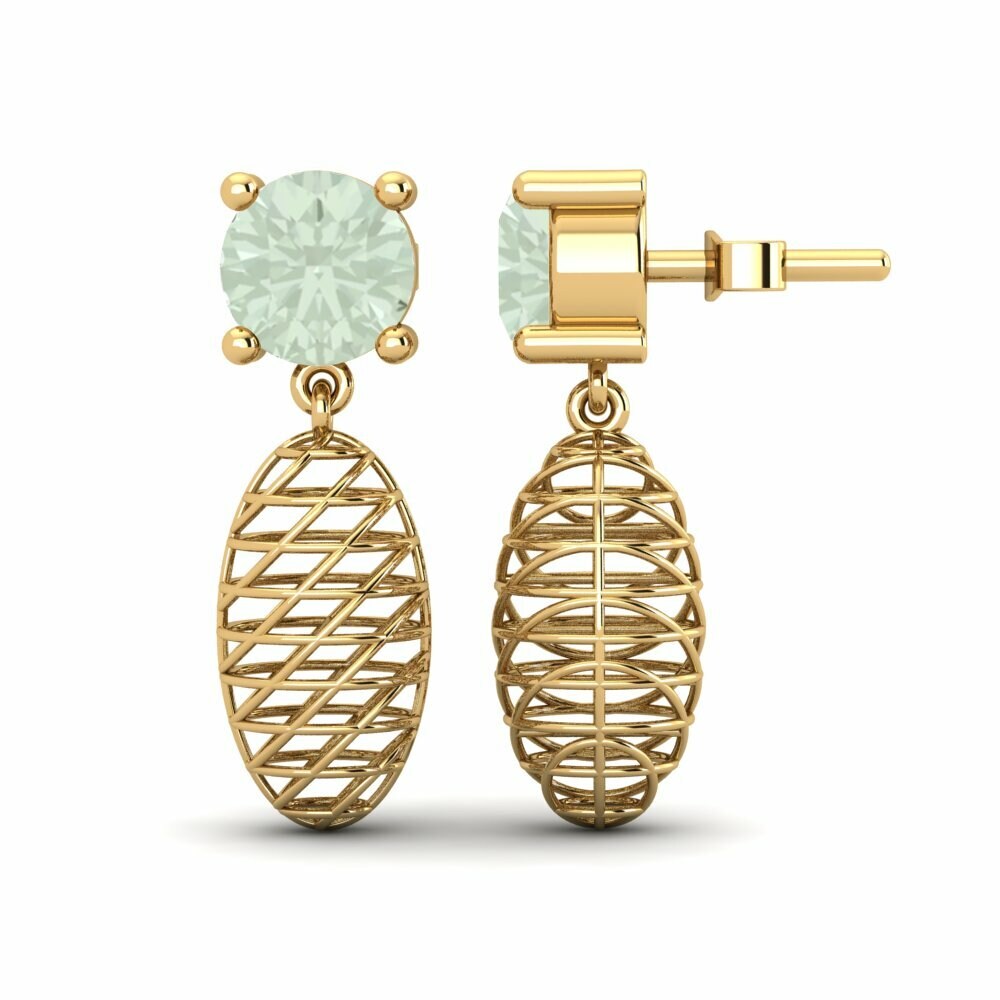 Green Amethyst Earring Gladys