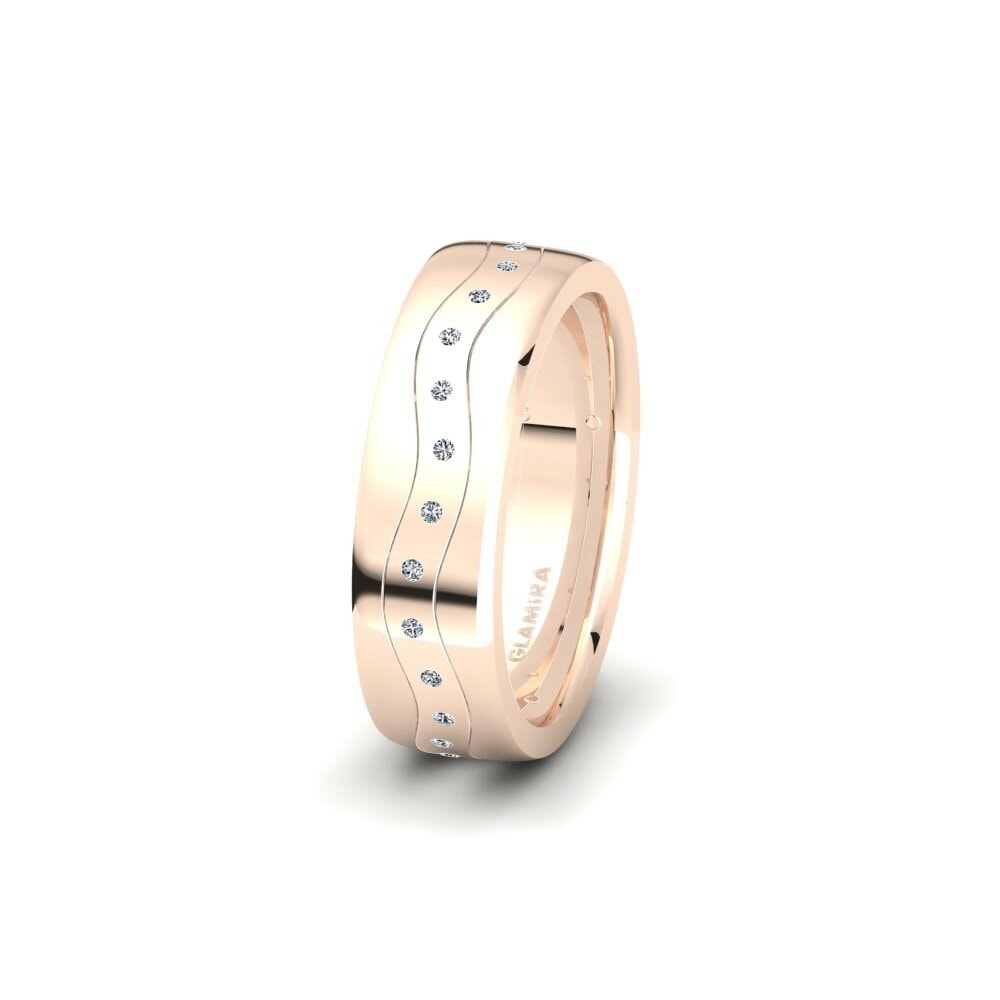Alliance pour femme Glamorous Heart 6 mm