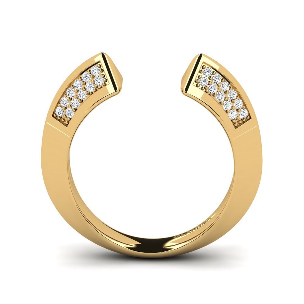 Zirkonia Ring Golett