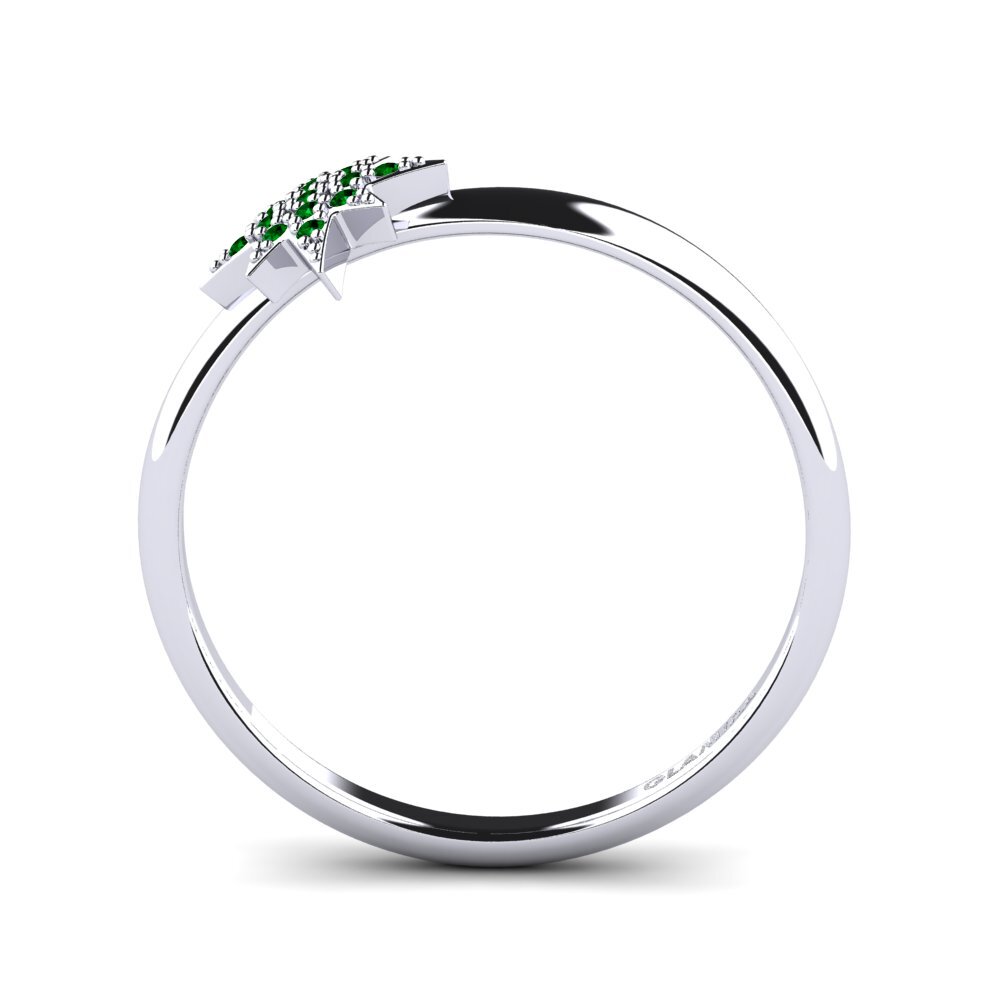 Circonita Verde Anillo Gomeisa