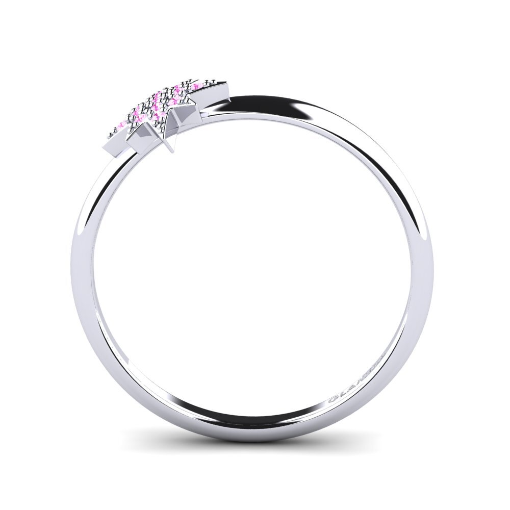Zafiro Rosado Anillo Gomeisa
