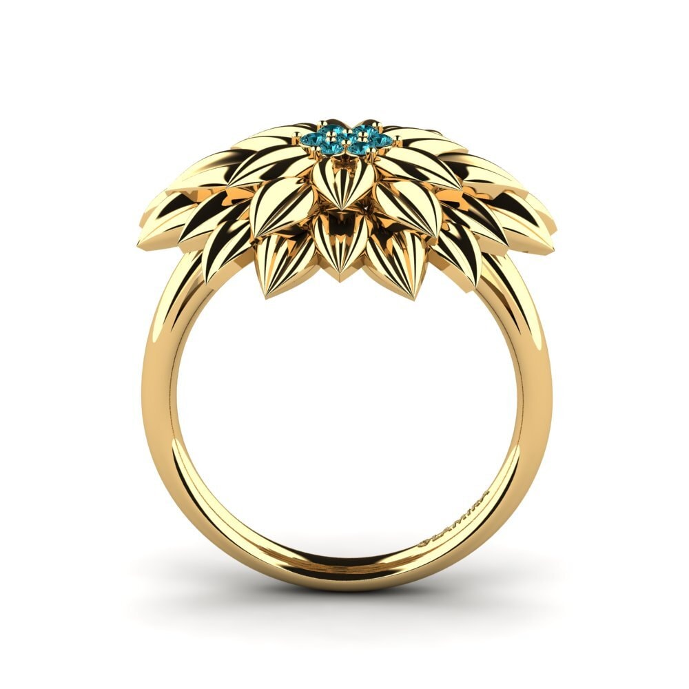 Diamant Bleu Bague Gorica