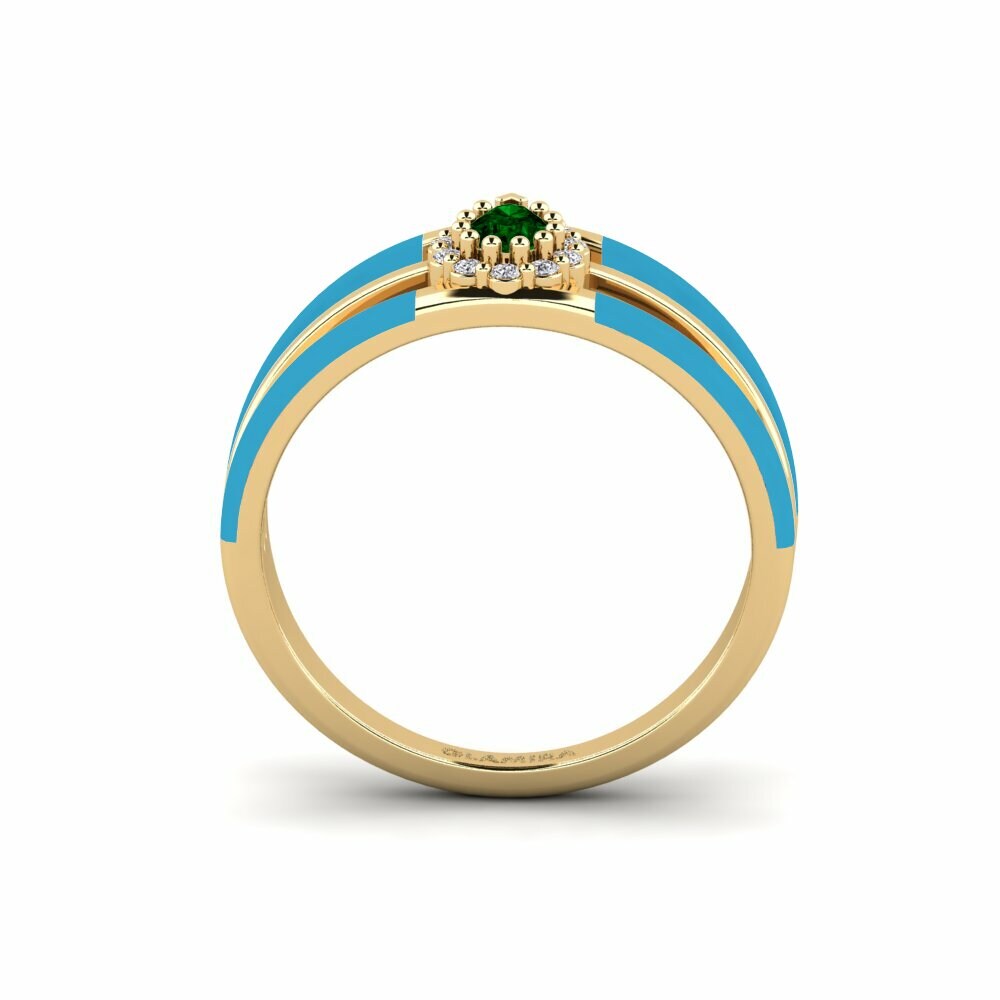 Zircone Vert Bague Gost