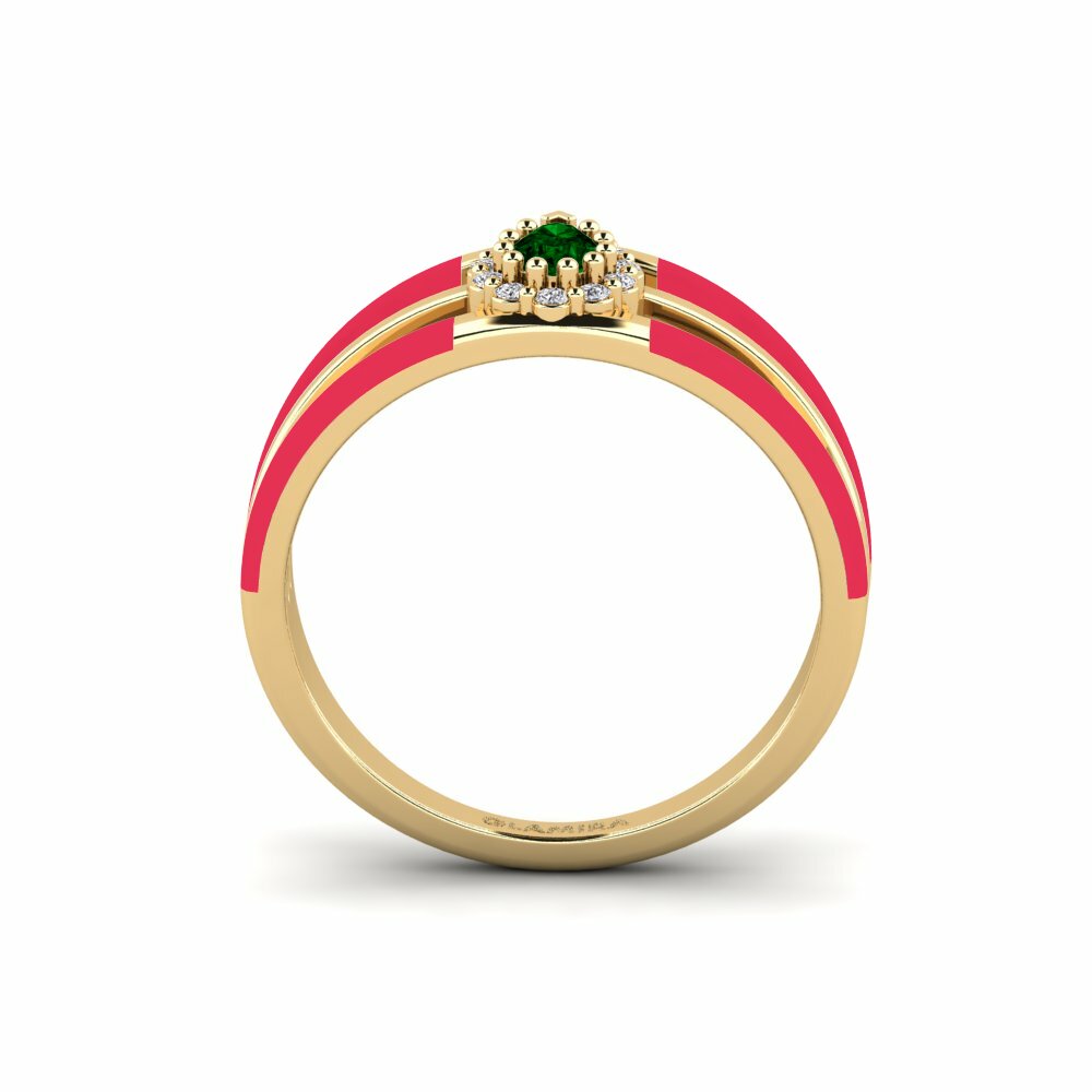 Zircone Vert Bague Gost