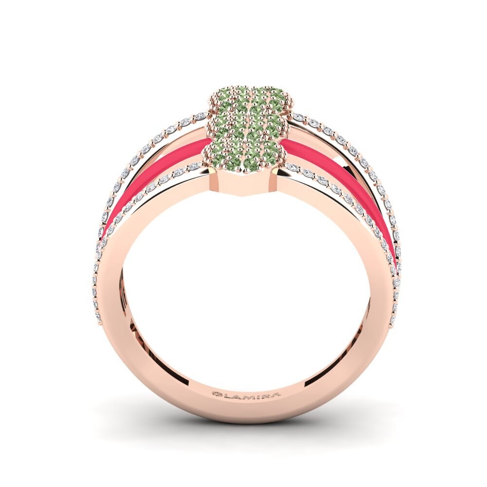 Green Diamond Ring Gozoa