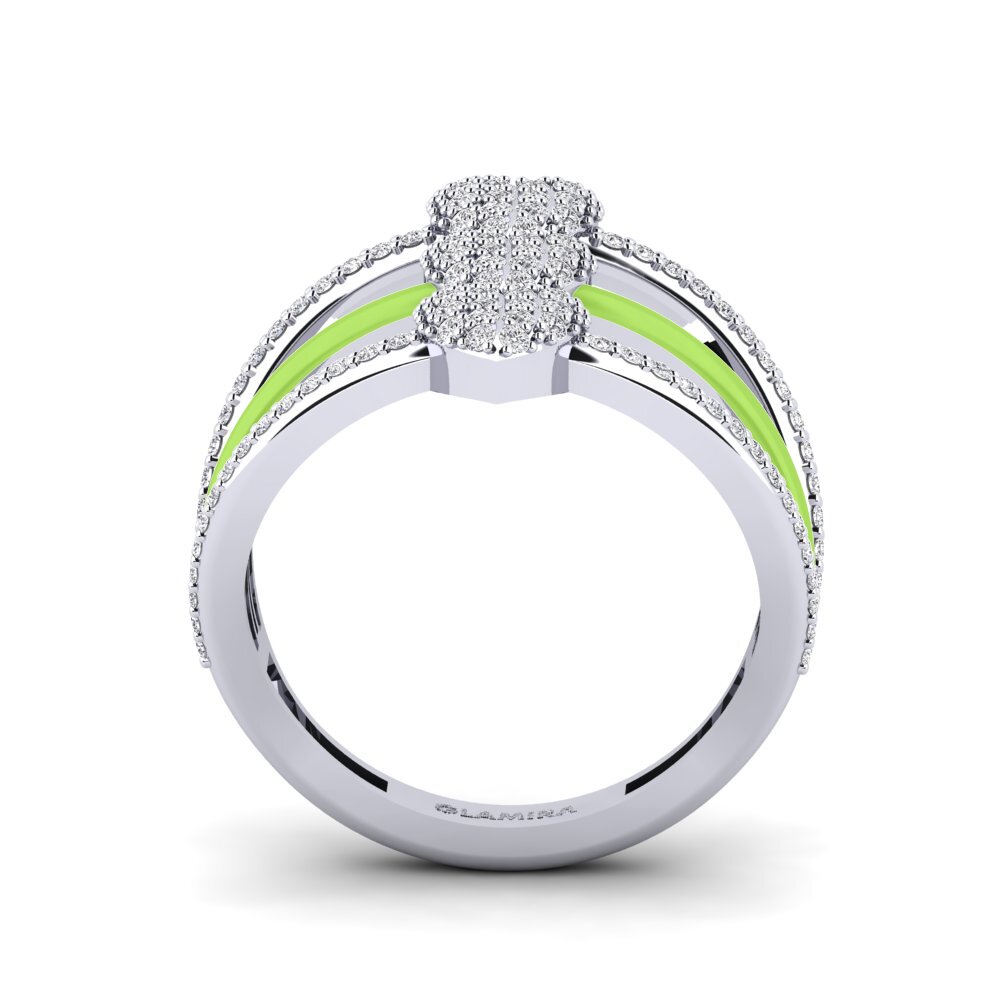 14ct White Gold Ring Gozoa