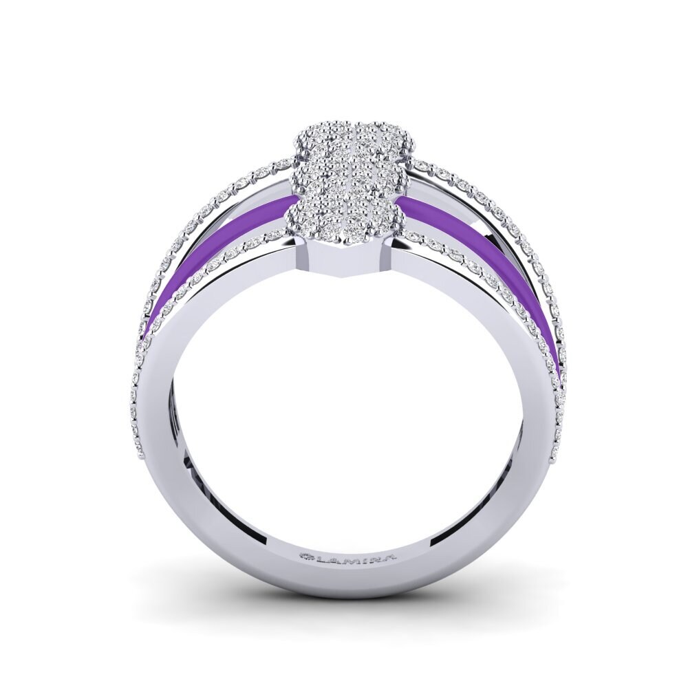 14ct White Gold Ring Gozoa