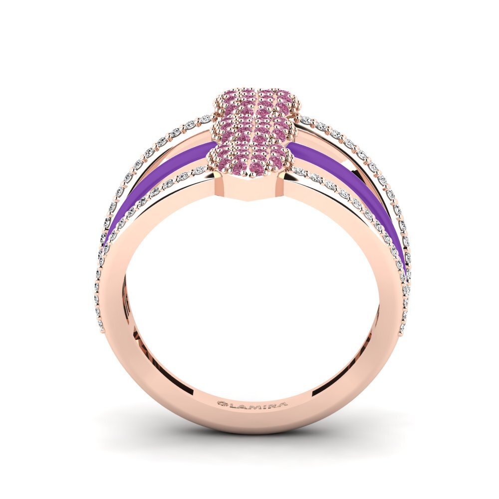 Rhodolite Garnet Ring Gozoa