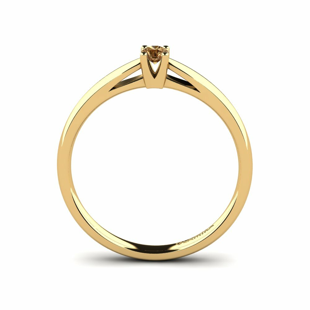 14K Geel Goud Verlovingsring Grace 0.1crt