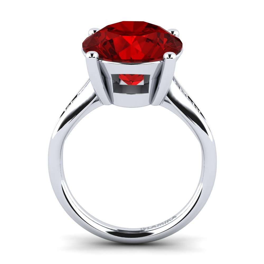 Rubis (créé en laboratoire) Bague Gracina