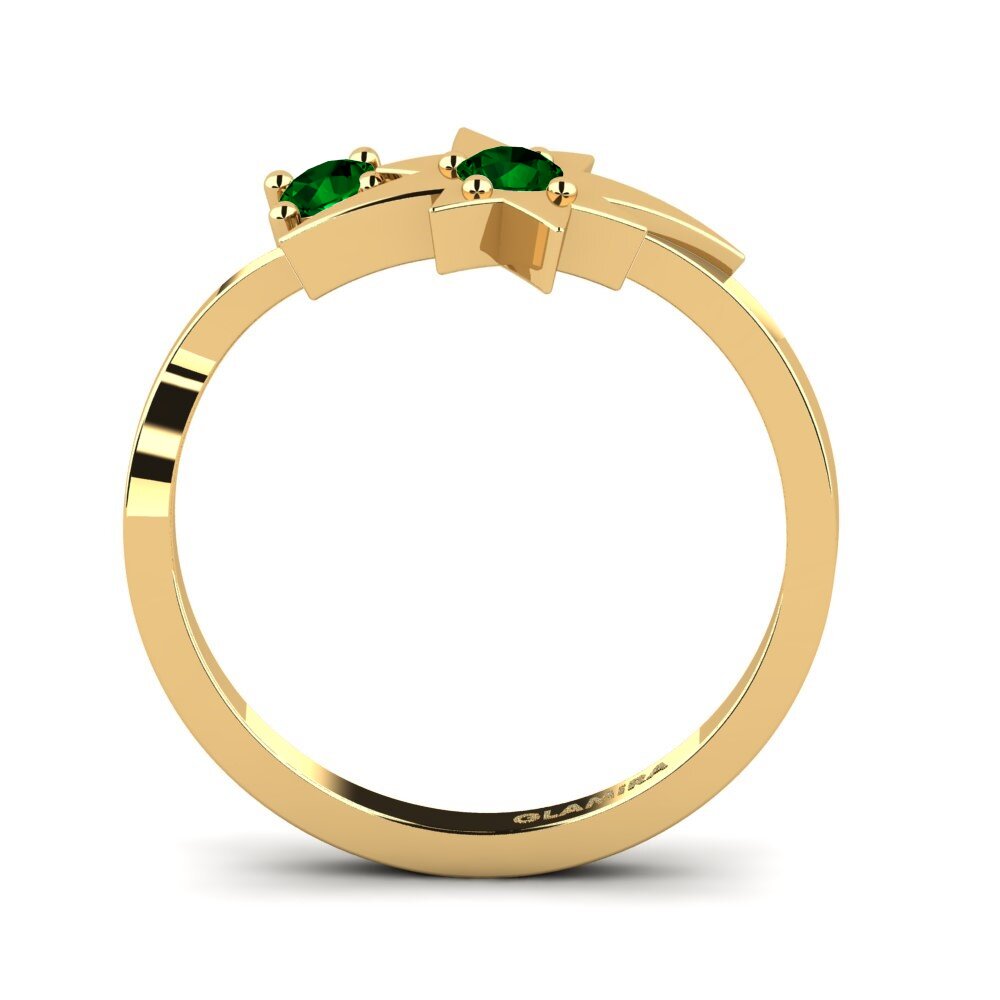 Circonita Verde Anillo Grafias