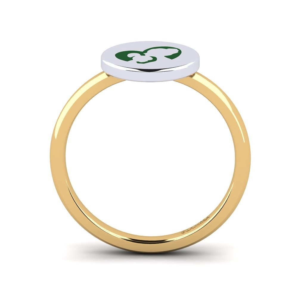 750 Gelb & Weißgold Ring Grant