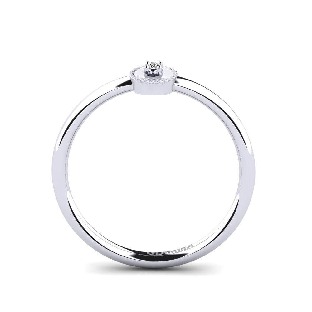 Moissanite Anel Grappe
