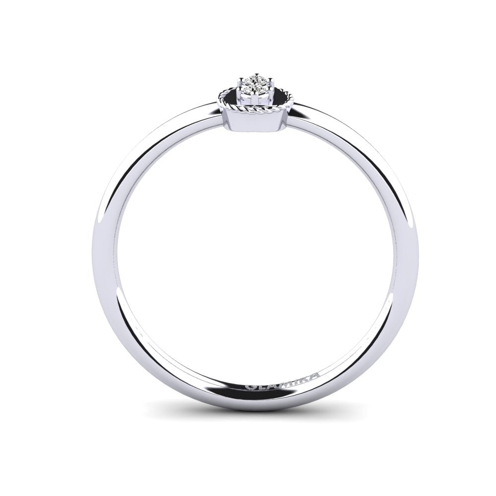 Moissanite Anel Grappin