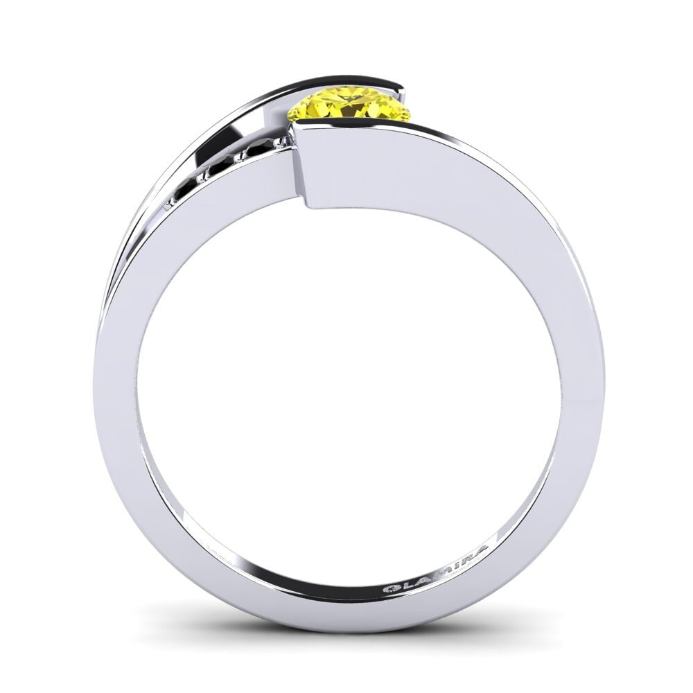 Yellow Diamond Engagement Ring Gredel