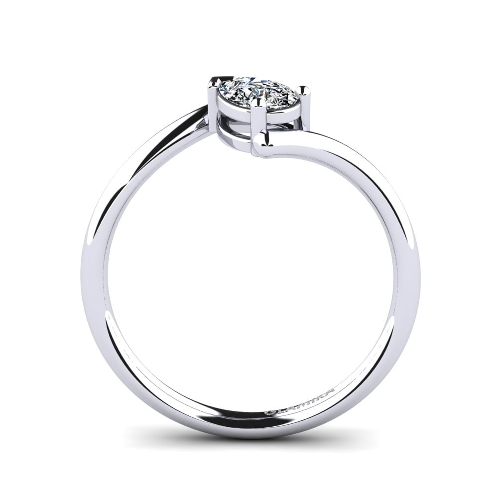 Zirconia Engagement Ring Gris
