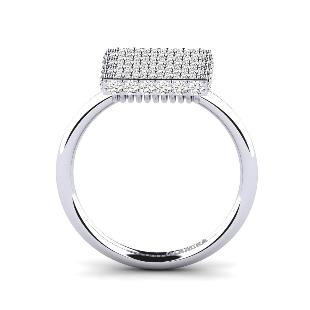 Moissanit Ring Grozdan