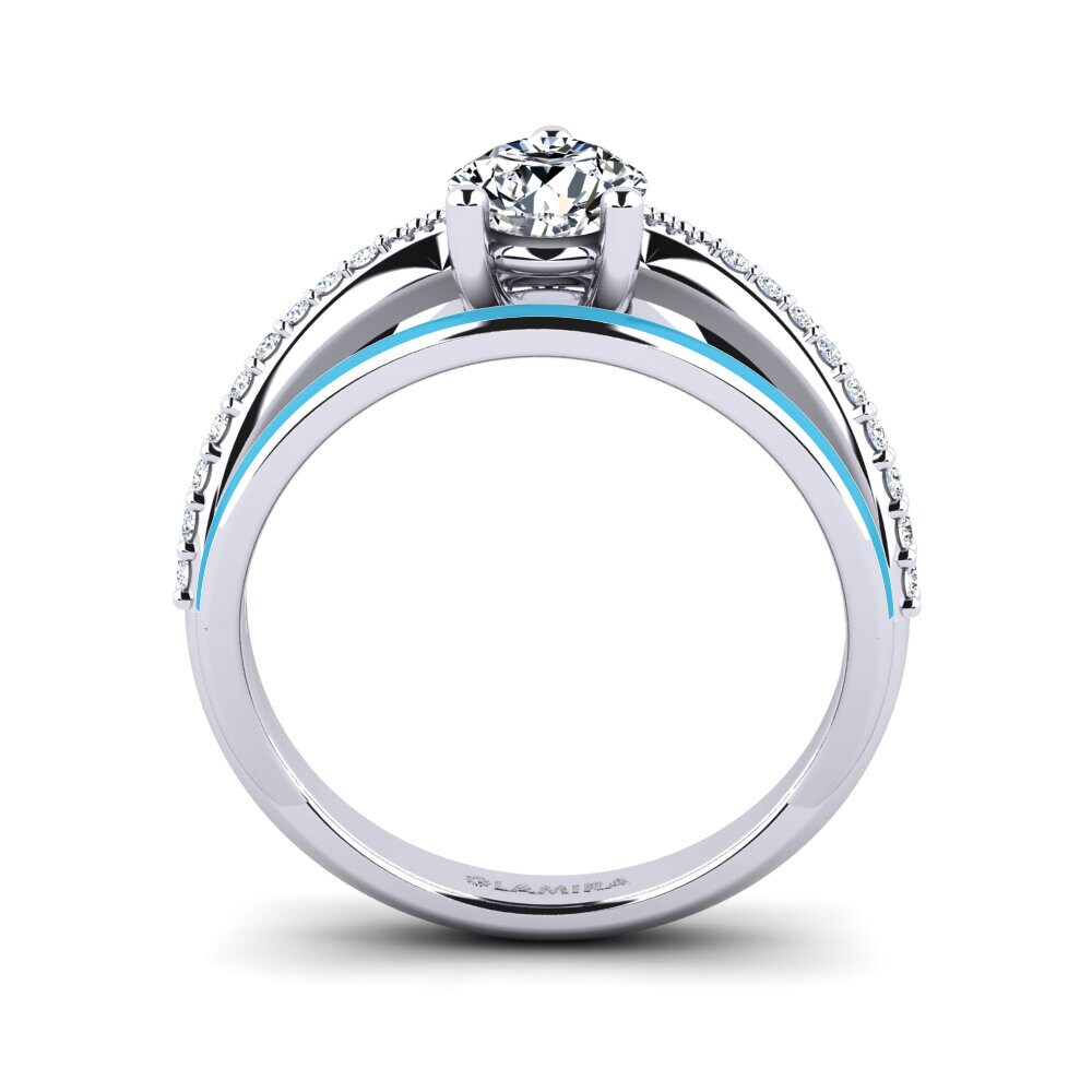 950 Platin Ring Gryn