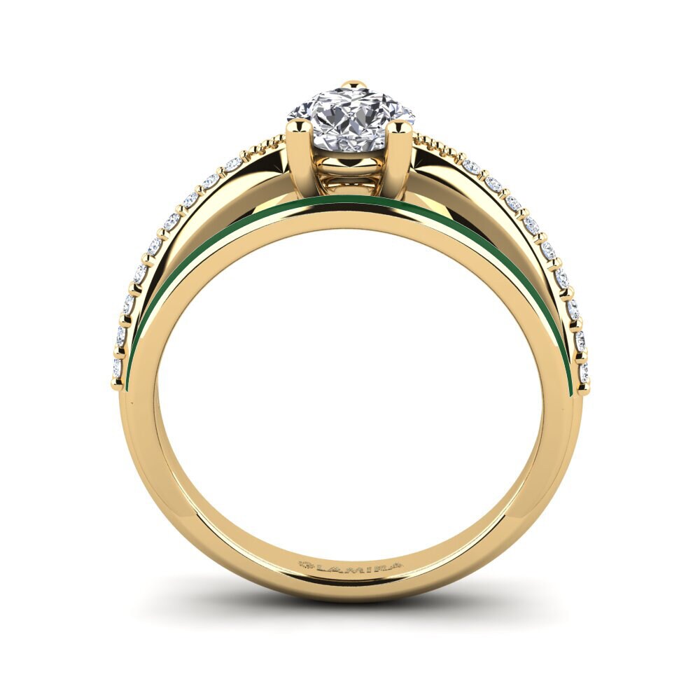 Labor-gezüchteter Diamant Ring Gryn